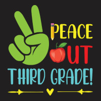 Peace Out Third Grade Student Class Of T  Shirt Peace Out Third Grade T-shirt | Artistshot