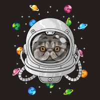 Persian Astronaut T  Shirt Persian Astronaut Cat Deep In Space Cosmic Tank Top | Artistshot