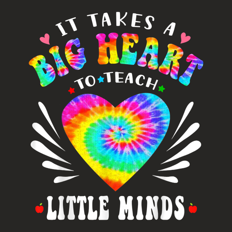 Groovy Retro It Takes A Big Heart To Teach Little Minds T Shirt Ladies Fitted T-Shirt by cucciailleveretcq | Artistshot