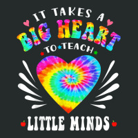 Groovy Retro It Takes A Big Heart To Teach Little Minds T Shirt Women's Triblend Scoop T-shirt | Artistshot