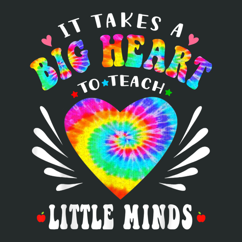 Groovy Retro It Takes A Big Heart To Teach Little Minds T Shirt Women's Triblend Scoop T-shirt by cucciailleveretcq | Artistshot