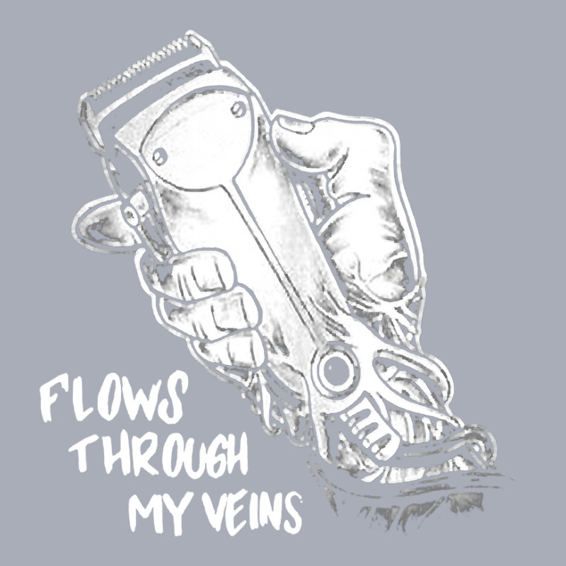 Flows Through My Veins Hair Cutting Barber Tshirts For Men W Tank Dress by Binhthai9809 | Artistshot