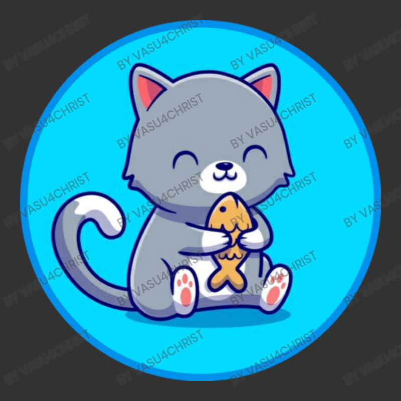 Cute Cat Holding Fish Cartoon Baby Bodysuit by vasu4christ | Artistshot