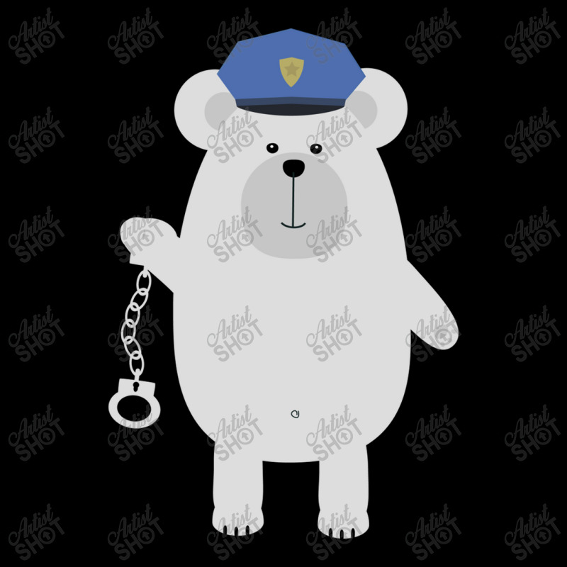 Polar Bear With Handcuffs Cropped Sweater by CUSER3146 | Artistshot