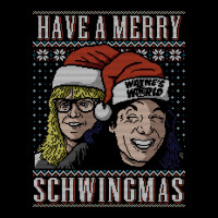 Merry Schwingmas V-neck Tee | Artistshot