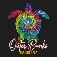 Outer Banks Tie Dye Sea Turtle Carolina Family Vacation T Shirt Classic T-shirt | Artistshot