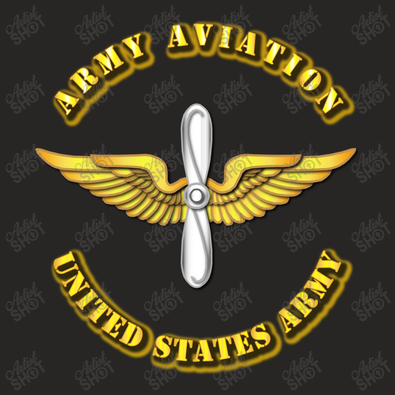 Army Army Aviation Ladies Fitted T-Shirt by moonlight2270 | Artistshot