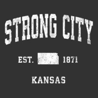 Strong City Kansas Ks Vintage Athletic Sports Design T Shirt Baby Bodysuit | Artistshot