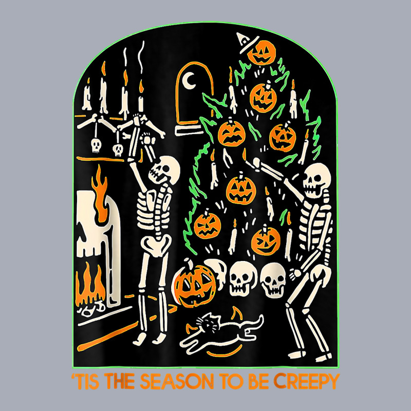 Tis The Season To Be Creepy, Dead Inside Halloween T Shirt Tank Dress by morelypylagertq | Artistshot