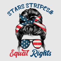 Pro Choice Feminist Stars Stripes Equal Rights Messy Bun T Shirt Unisex Jogger | Artistshot