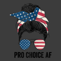 Pro Choice Af Reproductive Rights   Messy Bun Us Flag Tank Top Men's Polo Shirt | Artistshot