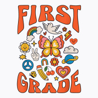 First Grade Teacher Retro Groovy 1st Grade Teacher Teams T Shirt T-shirt | Artistshot