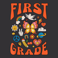 First Grade Teacher Retro Groovy 1st Grade Teacher Teams T Shirt Vintage Hoodie | Artistshot