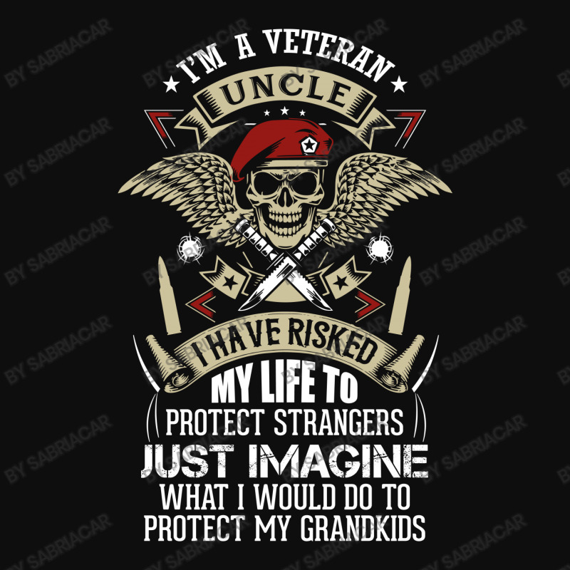 I'm A Veteran Uncle T Shirt Crop Top by SabriAcar | Artistshot