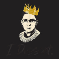 I Dissent Rbg Ruth Bader Ginsburg Lace Collar Graphic Womens T Shirt T-shirt | Artistshot