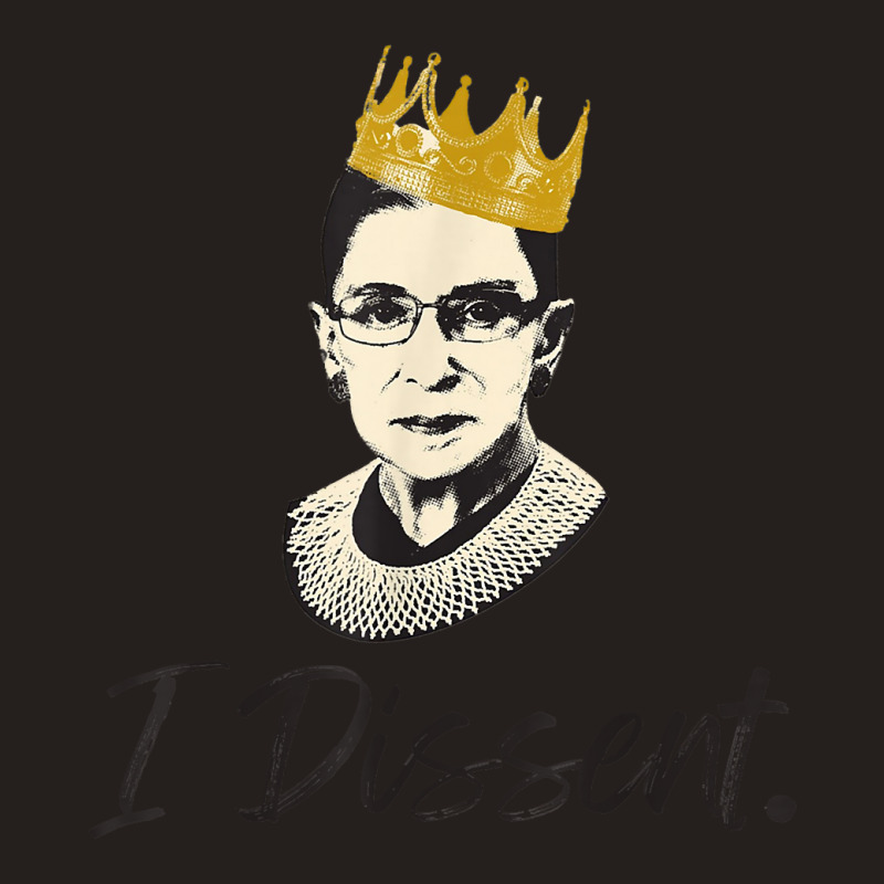 I Dissent Rbg Ruth Bader Ginsburg Lace Collar Graphic Womens T Shirt Tank Top | Artistshot