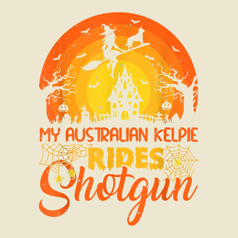 Vintage Sunset Australian Kelpie Dog Ride Shotgun Halloween T Shirt Cropped Hoodie by rierauigentrythe | Artistshot