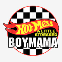 Gift For Boy Mama Hot Mess A Little Stressed Boy Mama T Shirt Camper Cup | Artistshot