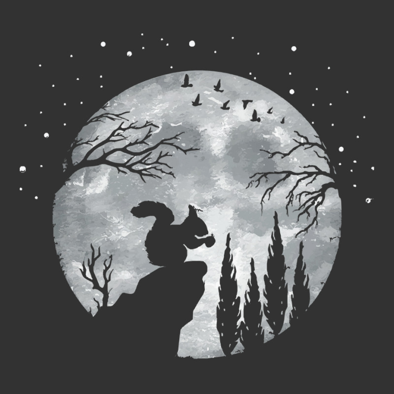 Squirrel T  Shirt Squirrel Forrest Animal Lover Full Moon At Night   S Baby Bodysuit by jaylinconsidine282 | Artistshot