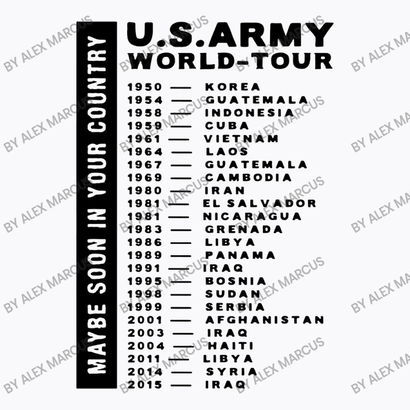 Army World Tour T-shirt | Artistshot