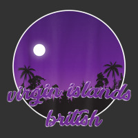 Virgin Islands British By Night With Palms T Shirt Baby Bodysuit | Artistshot