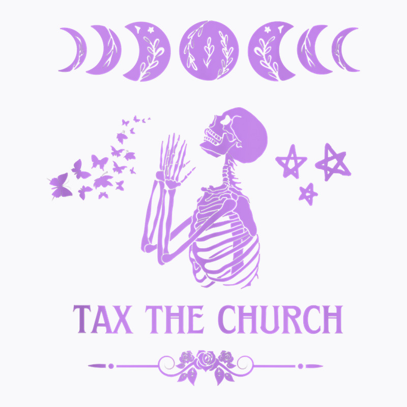 Pro Choice Purple Tax The Church Feminism And Goth Skeleton Tank Top T-shirt | Artistshot