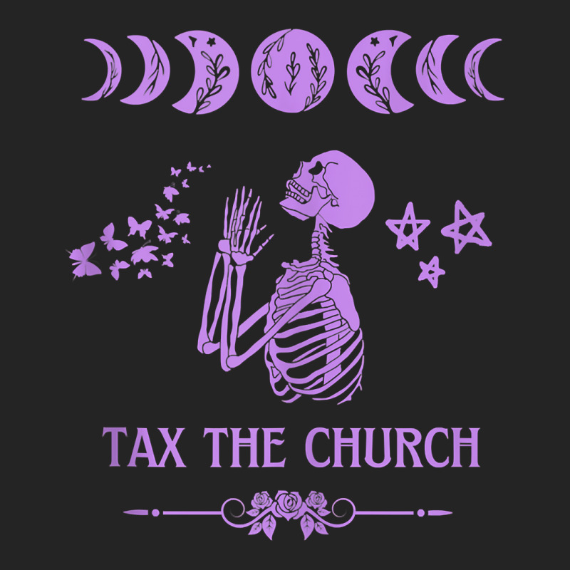 Pro Choice Purple Tax The Church Feminism And Goth Skeleton Tank Top 3/4 Sleeve Shirt | Artistshot