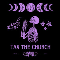 Pro Choice Purple Tax The Church Feminism And Goth Skeleton Tank Top Men's 3/4 Sleeve Pajama Set | Artistshot