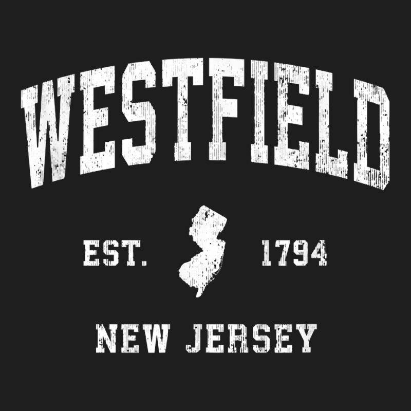 Westfield New Jersey Nj Vintage Athletic Sports Design T Shirt Classic T-shirt | Artistshot