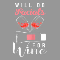 Womens Esthetician Shirt Beautician Gift Funny Wine Lover Facials T Sh Women's V-neck T-shirt | Artistshot