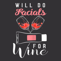 Womens Esthetician Shirt Beautician Gift Funny Wine Lover Facials T Sh Vintage Short | Artistshot