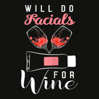 Womens Esthetician Shirt Beautician Gift Funny Wine Lover Facials T Sh Scorecard Crop Tee | Artistshot