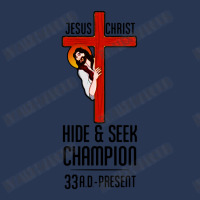 Jesus Christ Hide And Seek Ladies Denim Jacket | Artistshot