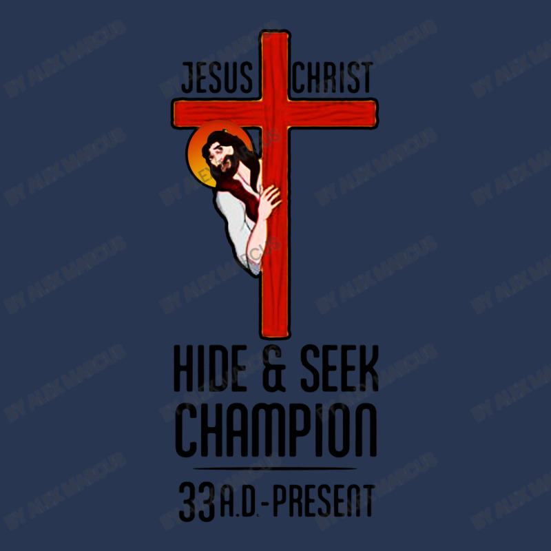 Jesus Christ Hide And Seek Ladies Denim Jacket by ALex Marcus | Artistshot