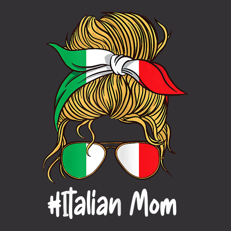 Womens Italian Mom Flag International Retro Woman Mothers Day T Shirt ...