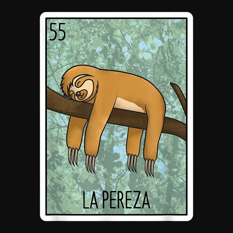 La Pereza Lottery Gift The Sloth Card Mexican Lottery Bingo T Shirt Crop Top by paisleafuscaldo | Artistshot