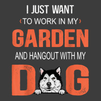 Work In My Garden And Hangout With My Dog Alaskan Malamute T Shirt Men's Polo Shirt | Artistshot