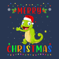 Xmas Light Chameleon Design Matching Christmas Pajama T Shirt Ladies Denim Jacket | Artistshot