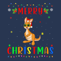 Xmas Light Kangaroo Design Matching Christmas Pajama T Shirt Ladies Denim Jacket | Artistshot