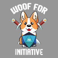 Woof For Initiative Funny Corgi D20 Rpg Tabletop Gamer Dogs T Shirt Women's V-neck T-shirt | Artistshot