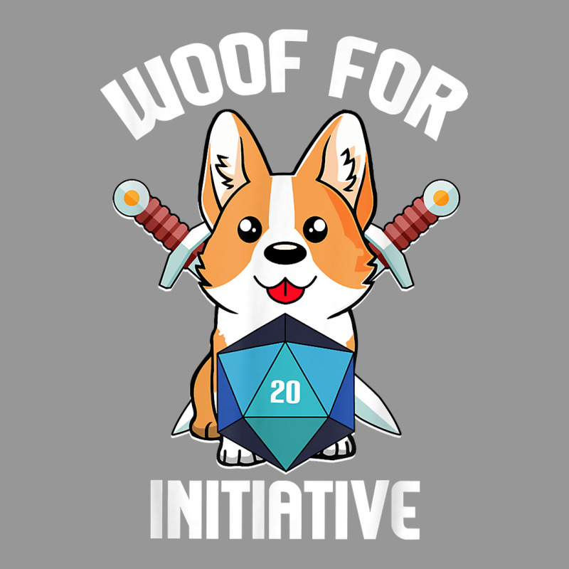 Woof For Initiative Funny Corgi D20 Rpg Tabletop Gamer Dogs T Shirt Women's V-Neck T-Shirt by cucciailleveretcq | Artistshot