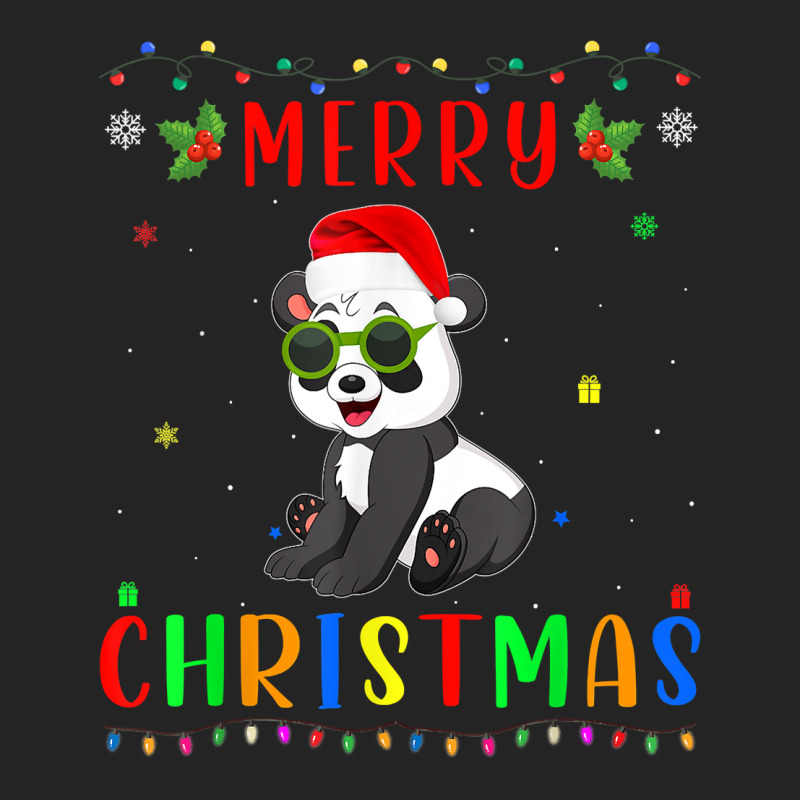 Xmas Light Panda Design Matching Christmas Pajama T Shirt 3/4 Sleeve Shirt by roussoevjaapg6u | Artistshot