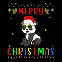 Xmas Light Panda Design Matching Christmas Pajama T Shirt Men's Long Sleeve Pajama Set | Artistshot