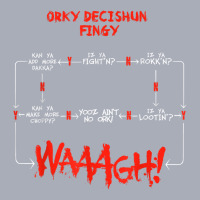 Ork Decision Chart Miniature Tabletop Wargaming Meme T Shirt Tank Dress | Artistshot