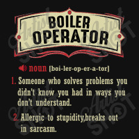 Boiler Operator Dictionary Term Sarcastic License Plate | Artistshot