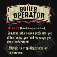 Boiler Operator Dictionary Term Sarcastic Adjustable Strap Totes | Artistshot