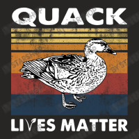 Quack Lives Matter Duck Funny Ladies Fitted T-shirt | Artistshot