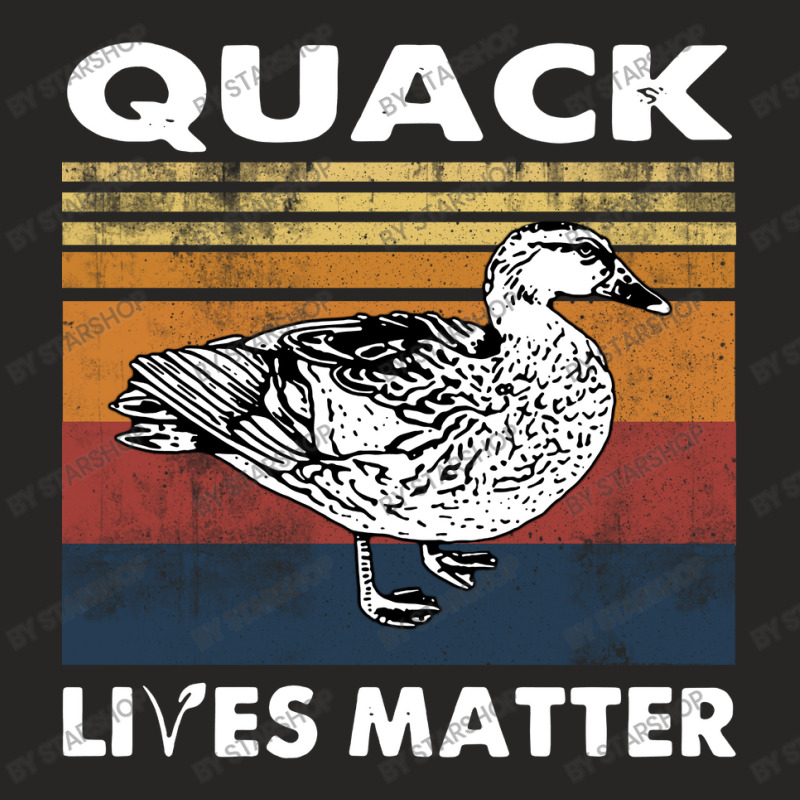 Quack Lives Matter Duck Funny Ladies Fitted T-shirt | Artistshot