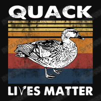 Quack Lives Matter Duck Funny Crop Top | Artistshot