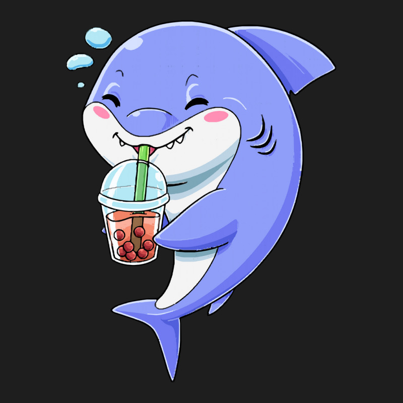 Shark Bubble Tea T  Shirt Shark Bubble Tea Sea Boba Milk Tea Chinese A Classic T-shirt by sengeryasmin | Artistshot